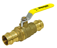 H-81702W WEBSTONE 81702W 1/2 PRS LF FP BRS BALL VALVE from WEBSTONE