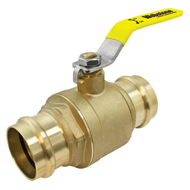 H-81705W WEBSTONE 81705W 1-1/4 PRS LF FP BRS BALL VALVE from WEBSTONE