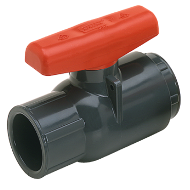 2131-005 2131-005 1/2 PVC TT BALL VALVE COMPACT VITON - FKM - FIPxFIP 235ps