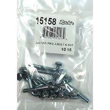 814501                         RITCHIE 15158 2AC 1AC PKG J-BOLT & NUT from
