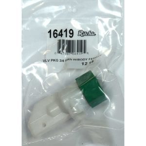 794617                         RITCHIE 16419 VLV PKG 3/4 GRN W/BODY FEMALE