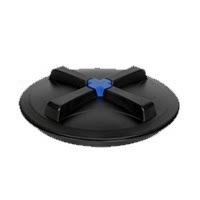 136866                         NORWESCO 63485 16 LID/RING W/BLUE SNAP-IN VE