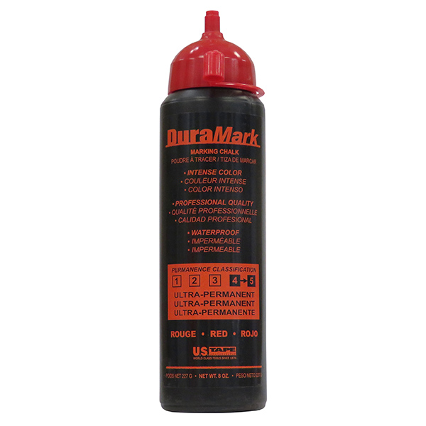 939422                         US TAPE 76208 DURAMARK CHALK 8OZ RED from BI