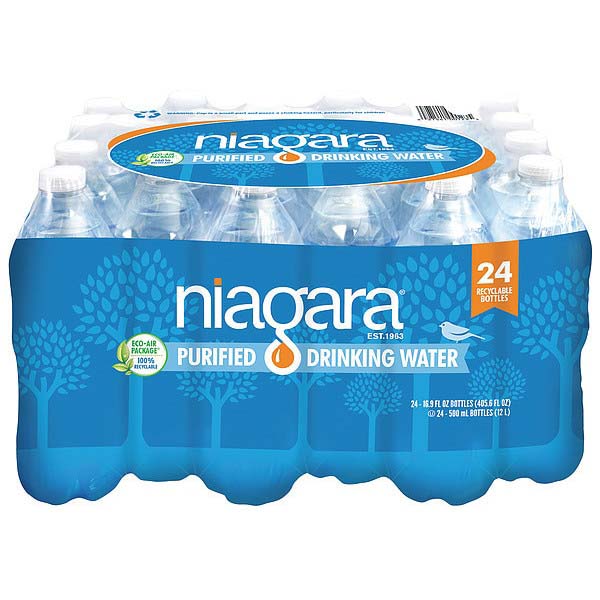 1016881                        NIAGRA BOTTLE WATER PRLNIA05L24 SOLD CASE 24