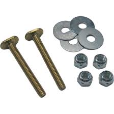 125673                         053125 1/4x3-1/2 BRS CLST BOLT SET from HARV
