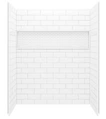 Z041-5200-00 BOOTZ Z041-5200-00 NEXTILE 4PC TUB WALL SET 60x32x59-1/2 WHT f