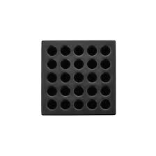666053                         EBBE PRO E4411 4in SQUARE GRATE MATTE BLACK