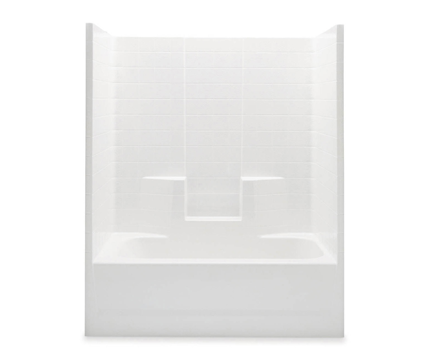2603CTWL-WH AQS 2603CTWL-WH LH WHITE TILE T/S 32X60 AC003383-L-TO-WH from L