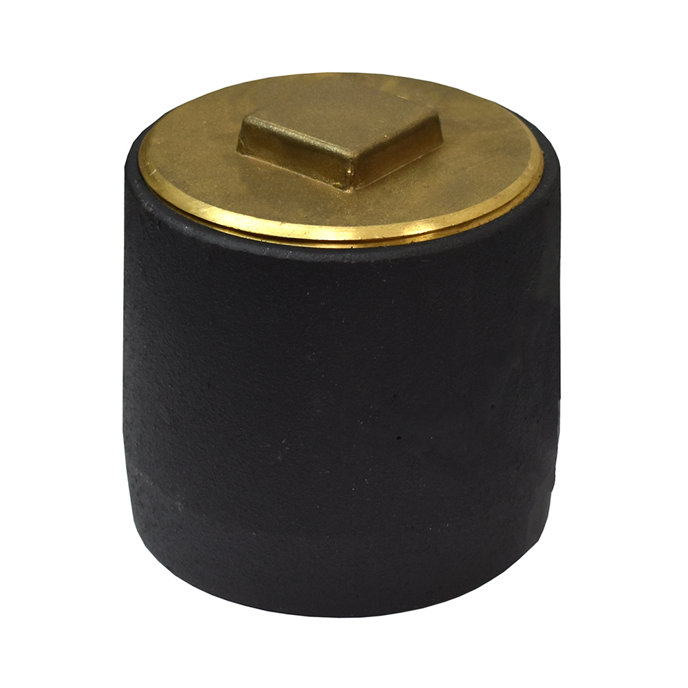 C38014 BHC 4NHLC 4 LONG CI CLEANOUT W/BRASS RAISED HEAD PLUG C38014/SCR4-31