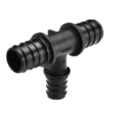 619437                         REHAU 104844-001 3/4x1/2 EVERLOC POLY TEE fr