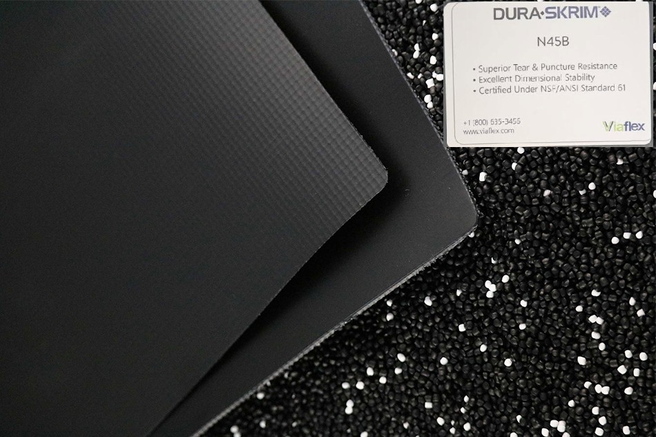 1018997                        VIAFLEX N45B (45 mil RLLDPE) Roll 12.17' x 7