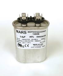 412736                         MARS 14029 5MFD 370/440 CAPACITOR OVAL from