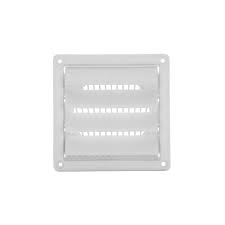 658489                         FAMCO AI6WH 6in WHITE PLASTIC WALL  VENT w/A
