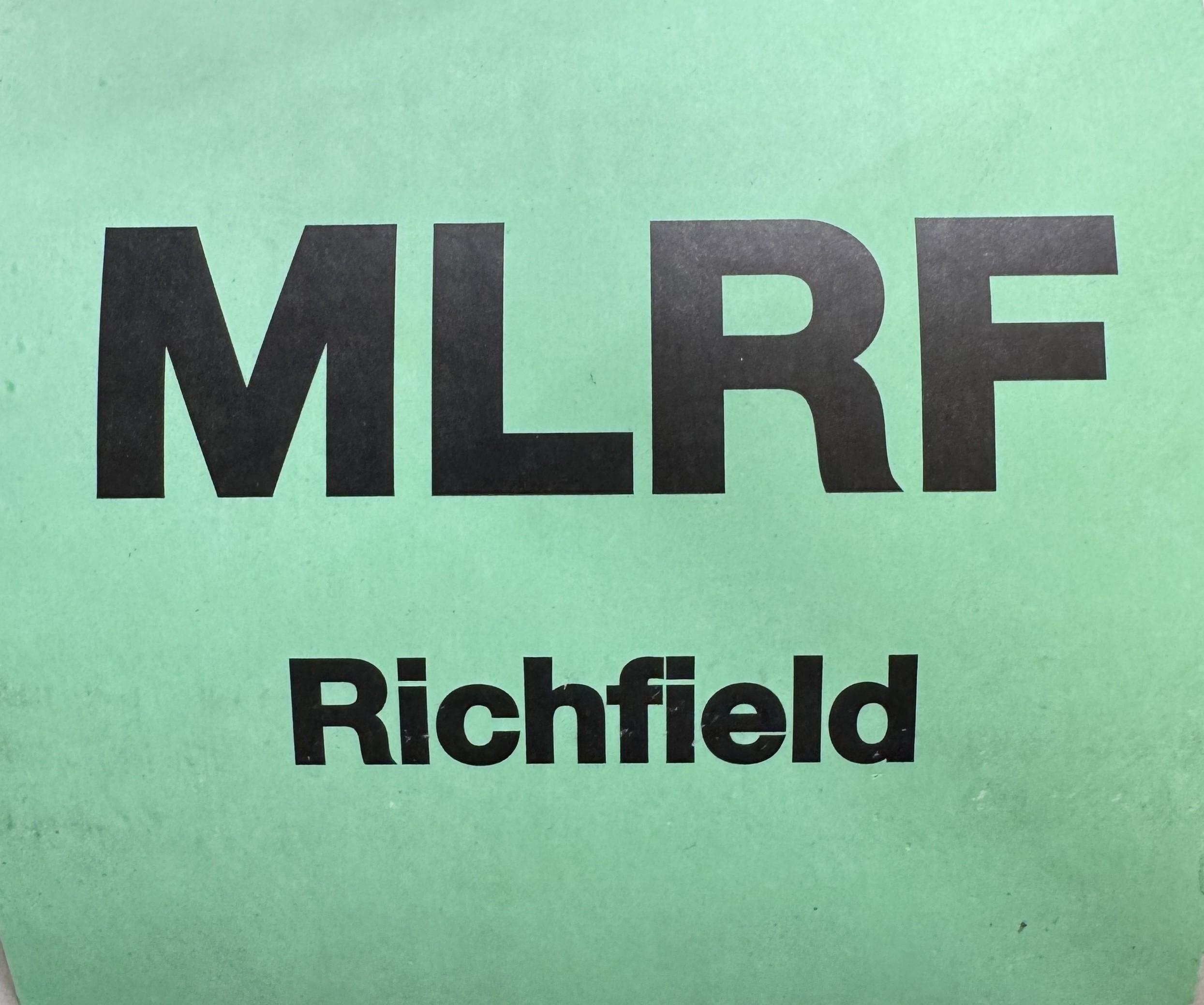 590725                         4x4 LABEL MLRF RICHFIELD 1500/RL from WAREHO