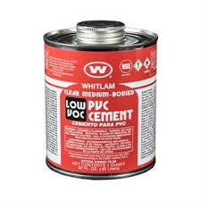 PL32 WHITLAM PL32 LOW VOC PVC CLEAR MEDIUM BODIED CEMENT from WHITLAM