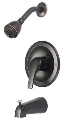 1029047                        OLYMPIA T-2300MB TUB & SHOWER TRIM MATTE BLA