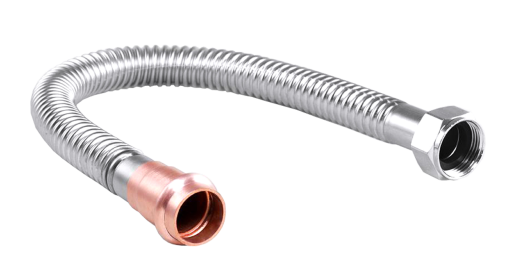 FSPP18 3/4 FIP X 7/8 PRESS X 18 SS FLEX WATER CONNECTOR from RECTOR