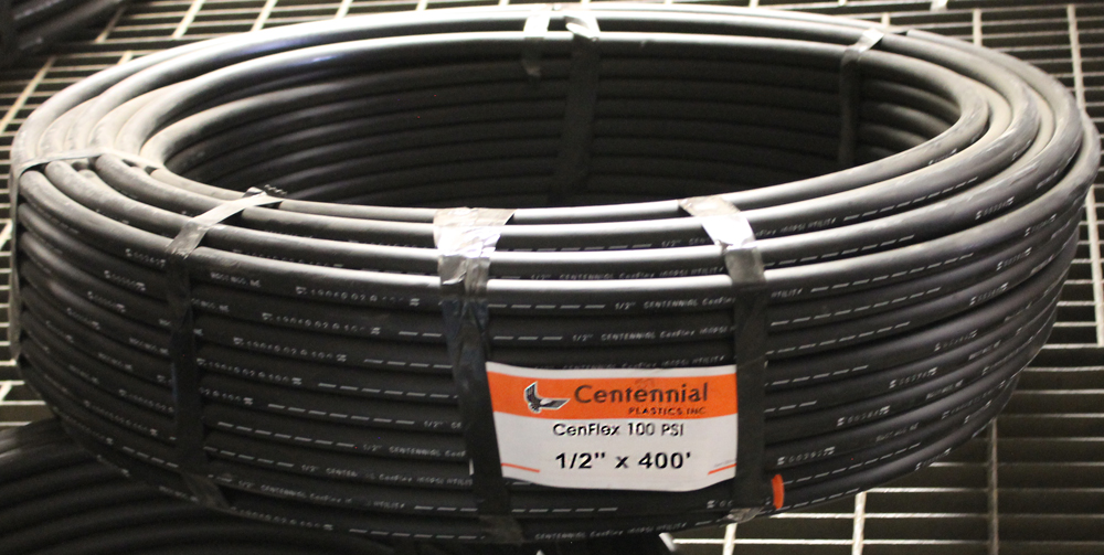 916327                         1/2 X 400' IPS #100 POLY PIPE from CENTENNI