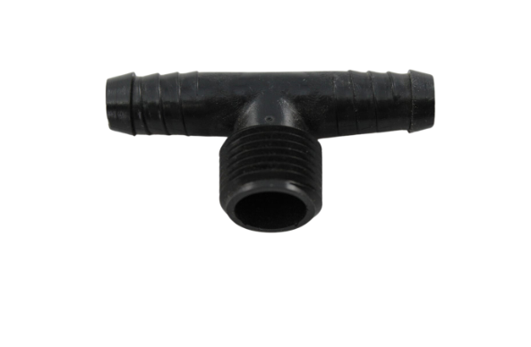 691237                         1/2 FUNNY PIPE TEE BARB X BARB X MIP from DA