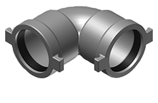 80120 2 IN 90 ELBOW DI R/T from HARCODUC