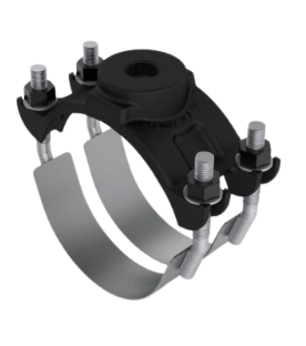 285-132041 ROMAC 202S-13.20X1 CC SERVICE SADDLE (12.00-13.20) - DOUBLE STRA