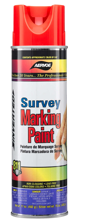 443869                         RED MARKING PAINT from AERVOE