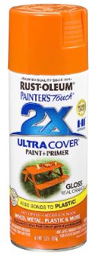 744113                         RUSTOLEUM 249095 REAL ORANGE 12 SPRAY PAINT