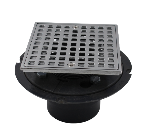 821-T2PQCP SQUARE SHOWER PAN DRAIN RING/STRAINER CP from SIOUX