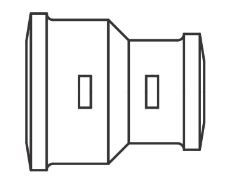 951370                         8 X 4 NEW CI NH SHORT REDUCER from NHFIT