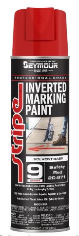 958264                         SEYPAINT SAFETY RED SOLVENT BASE PAINT 20 OZ