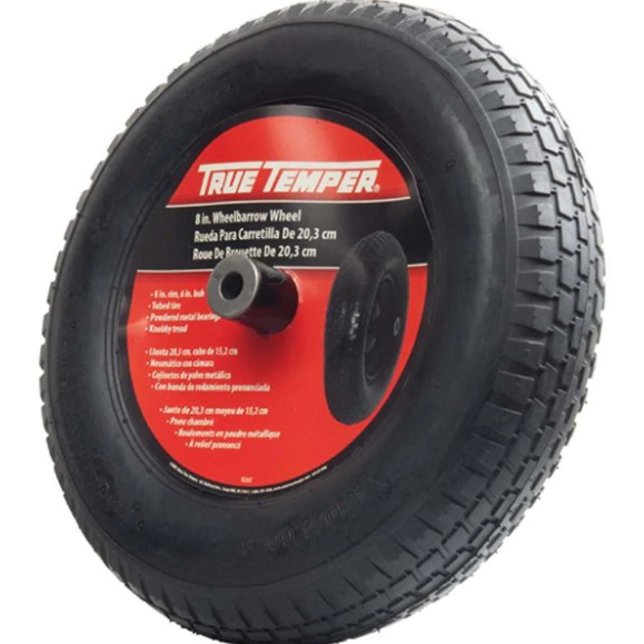 959800                         8" WHEEL ASSY FLAT FREE KNOBBY TIRE from AME