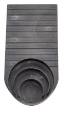 9940-ED-HCS JRS TRENCH DRAIN 4 IN END OUTLET from JRSENVIR