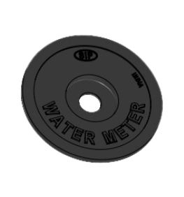 995138                         WATER METER COVER w/ RECESSED HOLE from SIPU