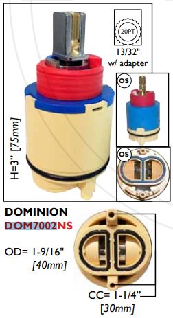 914881                         DOMINION T/S CARTRIDGE from BARRYWAL