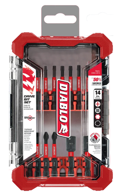 857581                         DIABLO 14PC SCREWDRIVING SET from DIABLO