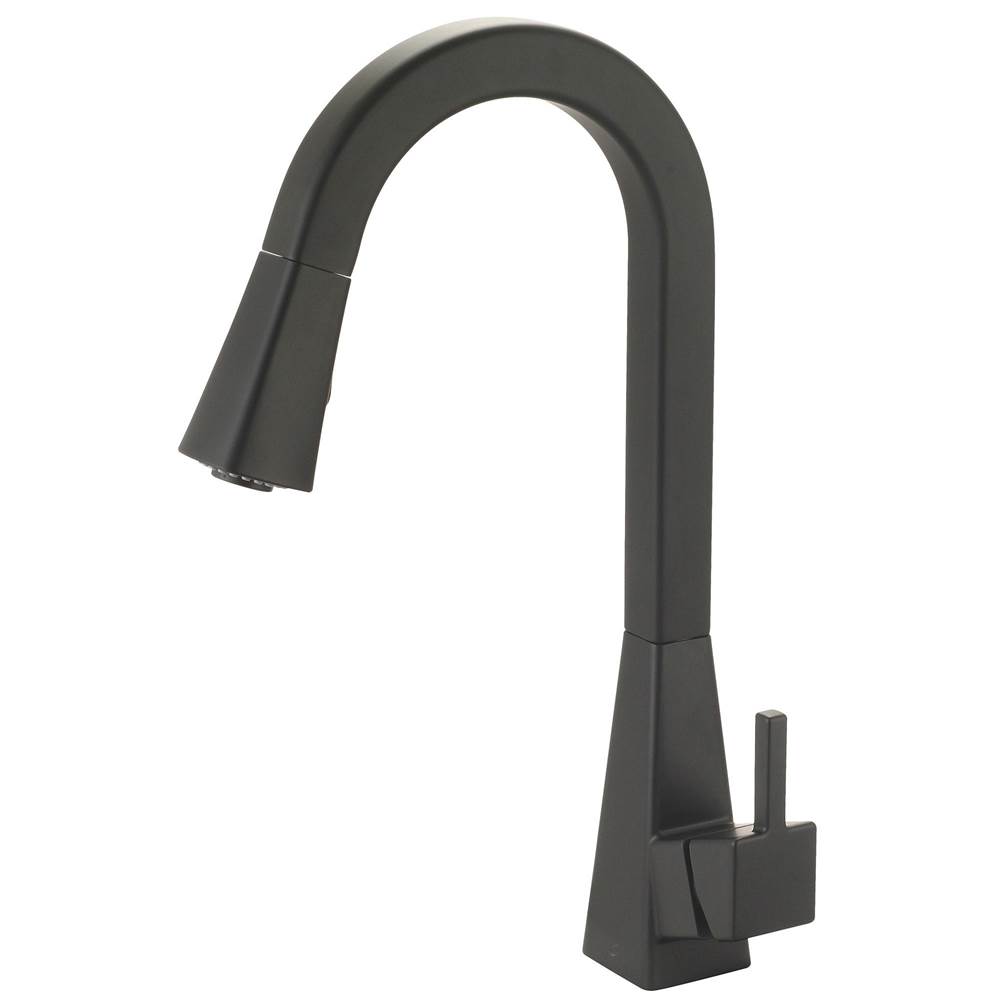 K-5060-MB OLYMPIA S/L PULL DOWN FAUCET MATTE BLACK from PIONEER