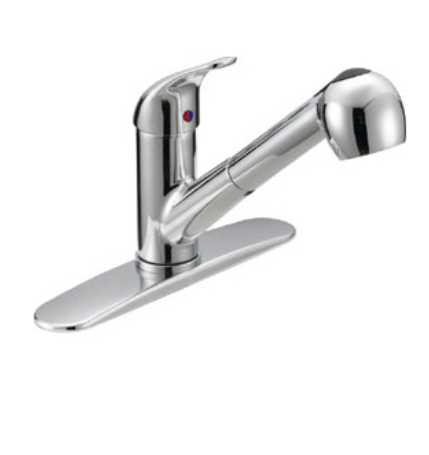 676971                         OMNI PULL-OUT KITCHEN FAUCET CHROME BUILERS