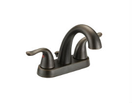 676987                         OMNI 2HANDLE LAV FAUCET METAL POPUP ORB from
