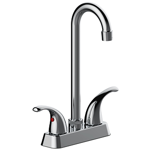 915673                         OMNI LEVERAGE 2 HANDLE BAR FAUCET CHROME fro