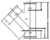 331903                         6 X 4 EPOXY CI NH WYE from NEWAGE